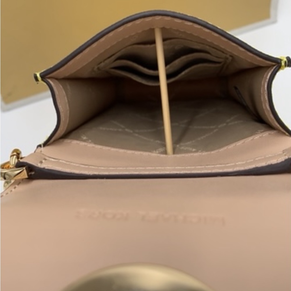 MICHAEL KORS Carmen Small Color-Block  Phone Crossbody Bag Sunshine multi color - Picture 6 of 13